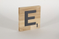 Mobile Preview: Holzbuchstaben Buchstabensteine Buche E