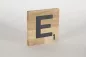 Preview: Holzbuchstaben Buchstabensteine Buche E