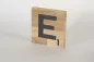 Preview: Holzbuchstaben Buchstabensteine Buche E
