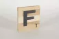 Preview: Holzbuchstaben Buchstabensteine Buche F