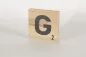Preview: Holzbuchstaben Buchstabensteine Buche G