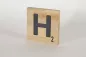 Preview: Holzbuchstaben Buchstabensteine Buche H