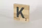 Preview: Holzbuchstaben Buchstabensteine Buche K