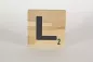 Preview: Holzbuchstaben Buchstabensteine Buche L