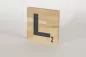 Preview: Holzbuchstaben Buchstabensteine Buche L
