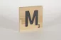 Preview: Holzbuchstaben Buchstabensteine Buche M