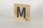 Preview: Holzbuchstaben Buchstabensteine Buche M