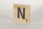 Preview: Holzbuchstaben Buchstabensteine Buche N