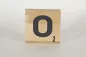 Preview: Holzbuchstaben Buchstabensteine Buche O