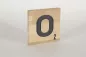 Preview: Holzbuchstaben Buchstabensteine Buche O