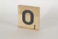 Preview: Holzbuchstaben Buchstabensteine Buche O