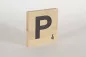 Preview: Holzbuchstaben Buchstabensteine Buche P