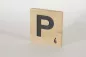 Preview: Holzbuchstaben Buchstabensteine Buche P