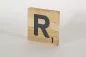Preview: Holzbuchstaben Buchstabensteine Buche R