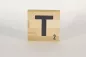 Preview: Holzbuchstaben Buchstabensteine Buche T