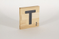 Preview: Holzbuchstaben Buchstabensteine Buche T