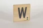 Preview: Holzbuchstaben Buchstabensteine Buche W