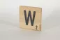 Preview: Holzbuchstaben Buchstabensteine Buche W