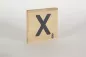 Preview: Holzbuchstaben Buchstabensteine Buche X