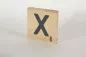 Preview: Holzbuchstaben Buchstabensteine Buche X