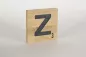 Preview: Holzbuchstaben Buchstabensteine Buche Z