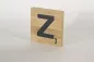 Preview: Holzbuchstaben Buchstabensteine Buche Z