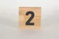 Preview: Holzbuchstaben Buchstabensteine Buche 2