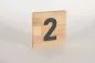 Preview: Holzbuchstaben Buchstabensteine Buche 2
