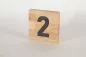Preview: Holzbuchstaben Buchstabensteine Buche 2