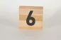 Preview: Holzbuchstaben Buchstabensteine Buche 6