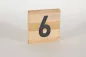 Preview: Holzbuchstaben Buchstabensteine Buche 6