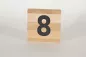 Preview: Holzbuchstaben Buchstabensteine Buche 8