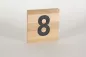 Preview: Holzbuchstaben Buchstabensteine Buche 8