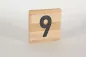Preview: Holzbuchstaben Buchstabensteine Buche 9