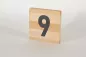 Preview: Holzbuchstaben Buchstabensteine Buche 9