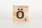 Preview: Holzbuchstaben Buchstabensteine Buche AE