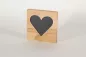 Preview: Holzbuchstaben Buchstabensteine Buche Herz