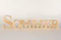 Preview: Holz Schriftzug Sommer als sommerliche Tischdeko