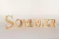 Preview: Dekorativer Schriftzug Sommer aus Holz für Terrasse