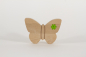 Preview: Schmetterling aus Holz Buche greun