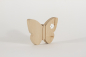 Mobile Preview: Schmetterling aus Holz Buche weiss
