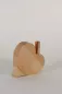 Preview: Herz aus Holz mit Kerzenhalter – romantische Tischdeko mit Kerzenlicht