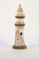 Mobile Preview: Maritimer Leuchtturm aus Holz weiss