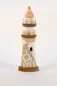 Preview: Maritimer Leuchtturm aus Holz weiss
