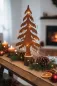 Preview: Tannenbaum aus Metall rostig für Garten- und Terrassendeko