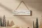 Preview: Holz Deko Schild Frohe Weihnachten rustikal Wanddeko