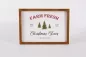 Preview: Wandbild aus Holz mit Farm Fresh Christmas Trees Motiv – rustikale Weihnachtsdeko