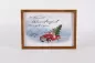 Preview: Wandbild aus Holz mit It’s the most wonderful time of the year Schriftzug – Weihnachtsdeko Landhausstil
