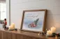 Preview: Wandbild aus Holz mit It’s the most wonderful time of the year Schriftzug – Weihnachtsdeko Landhausstil