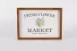 Preview: Wandbild Holz Fresh Flower Market